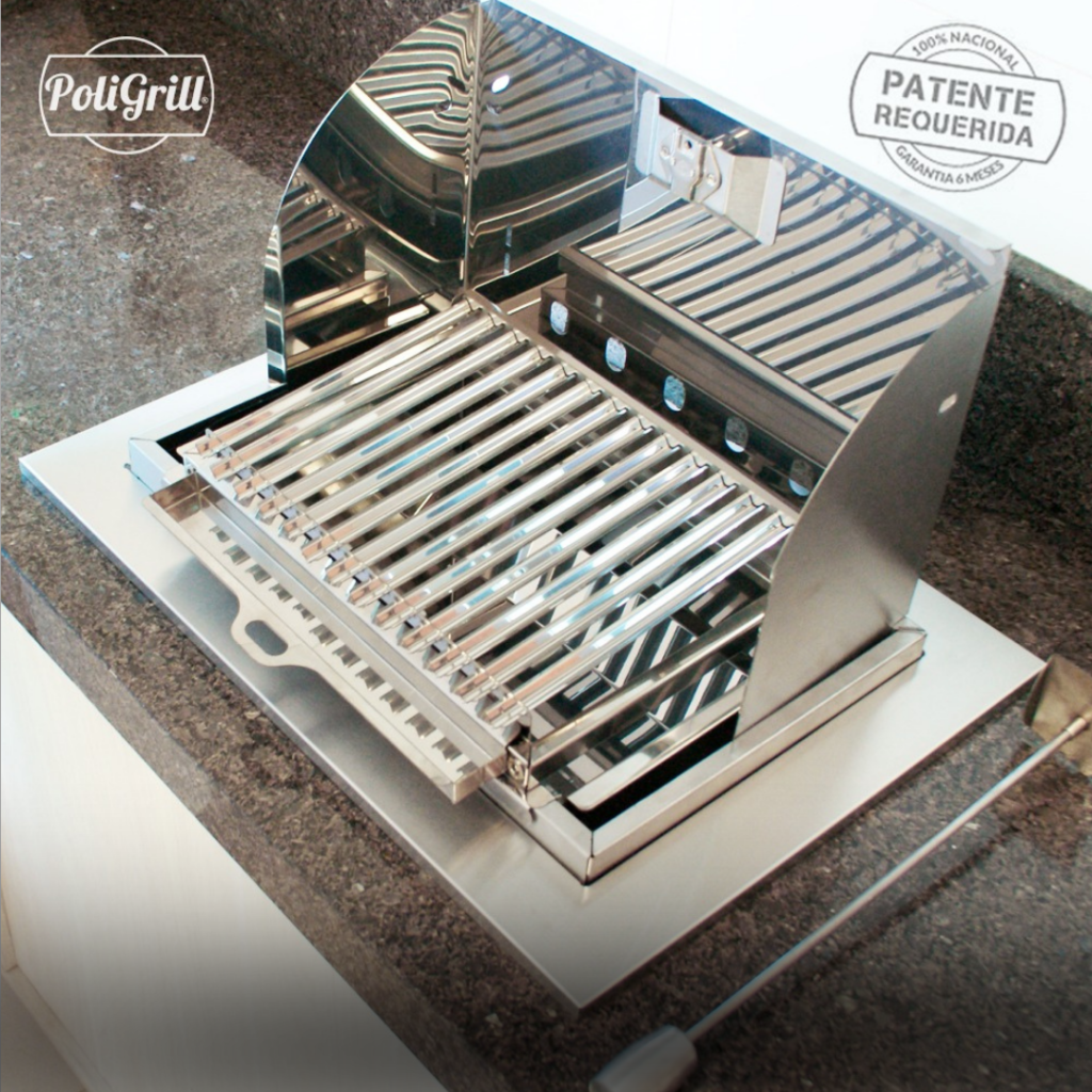 Churrasqueira Poligrill Linha Residencial embutida